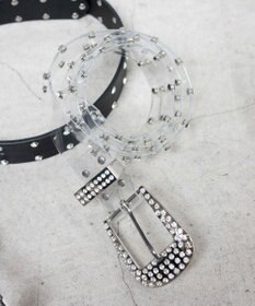 WEGO ビジューワイドベルト