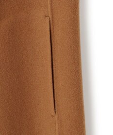 BEIGE， LEMOORE / ウールリバーフード付きロングジレ