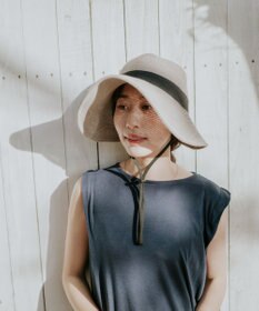 MOONBAT 【遮光98%以上/UPF50＋/UVカット】洗えるペーパーブレード前後差クロッシェ 手洗いOK/サイズ調整可能/抗菌防臭加工