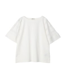 earth music&ecology フレア袖レースプルオーバー