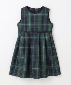 ANY KIDS チェック柄ジャンパースカート