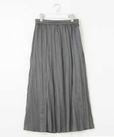 23区 【SLOW/一部店舗限定】リンクルサテン スカート