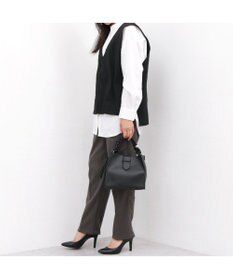 UNBILLION カシュカシュ cachecache / ベルトフラップメッシュハンドル2wayトート