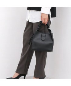 UNBILLION カシュカシュ cachecache / ベルトフラップメッシュハンドル2wayトート