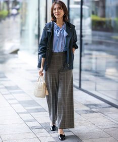 ANY SIS S ビューティサーモ2WAYストレッチ ワイドパンツ