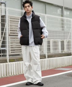 WEGO 【ウエストゴム】イージーワイドカーゴパンツ