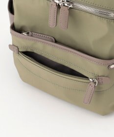 Y'SACCS 【ナイロンタフタ×リサイクルレザー】デイリーミニリュック