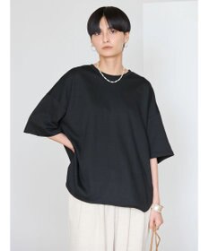 AMERICAN HOLIC 接触冷感裾ラウンドカットプルオーバー