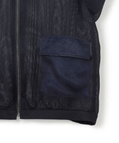 ICB 【洗える】Ta/Peメッシュ ブルゾン