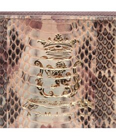 A.D.M.J. 【スネークレザー】ラウンドウォレット