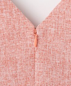 Feroux 【洗える】春ツイード ジャンパースカート