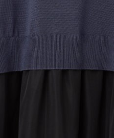 自由区 L 【洗える】タフタコンビ半袖 ワンピース