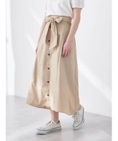 earth music&ecology ウエストリボンヘムスカート