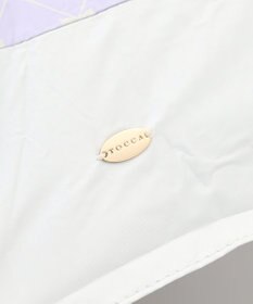 TOCCA 【晴雨兼用・UVカット率(紫外線遮蔽率)99.9%以上・遮光率99.9%以上・防水】CHECKER RIBBON LIGHT UMBRELLA 超軽量折り畳み傘