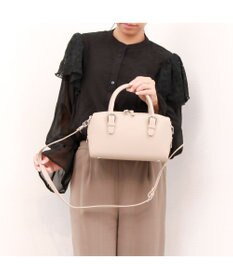 UNBILLION 【テレビ ドラマ着用アイテム】カシュカシュ cachecache / ベルトディテール横長ボストンバッグ