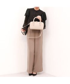 UNBILLION 【テレビ ドラマ着用アイテム】カシュカシュ cachecache / ベルトディテール横長ボストンバッグ