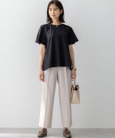 組曲 【WEB限定】ジョーゼットジャージーワイド パンツ