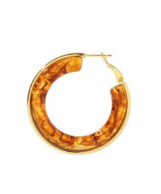 AMERICAN HOLIC 【ステンレス】トートイズライクフープピアス
