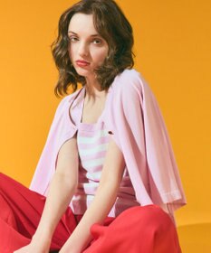 GRACE CONTINENTAL ボーダーニットキャミ