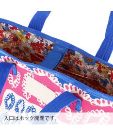 tsumori chisato CARRY ダイヤモンドフラワー ハンドバッグ 手提げ リバーシブル 花柄