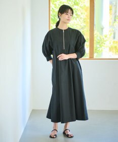 #Newans 【ANSWER for Co-Creation】ジップデザインパフスリーブワンピース