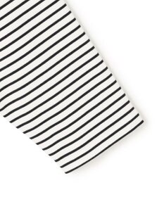 UNFILO L ハイツイストスムース バックZIP ボーダートップス