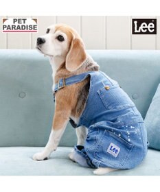 PET PARADISE Ｌｅｅ ペイント デニム オーバーオール 中型犬 大型犬