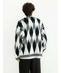 CRAFT STANDARD BOUTIQUE 【男女兼用】アーガイル柄カーディガン2