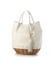 UNBILLION perche 牛革×ヤナギ底2wayトートバッグ