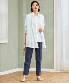 自由区 【カタログ掲載・セットアップ対応・接触冷感・UVケア・洗える】ファンクショナルクロステーパード パンツ