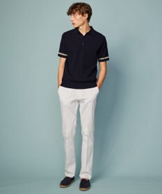 JOSEPH ABBOUD 【キングサイズ・清涼感/ストレッチ/洗える】クールスキン ニット ポロ