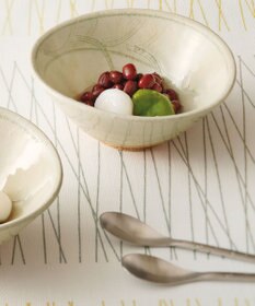 たち吉 【たち吉】灰釉草文 組鉢〈2個〉 美濃焼