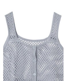 CRAFT STANDARD BOUTIQUE 配色メッシュニットビスチェ