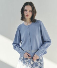 YECCA VECCA シアーMIXカーディガン