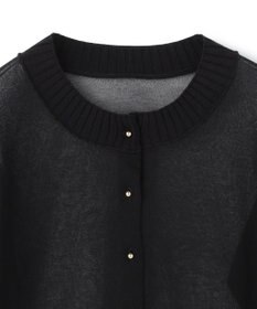 BEIGE， PYRRHOT / シアーコンビ リブカーディガン