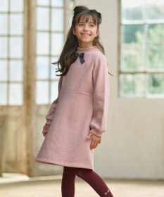 組曲 KIDS 【110-140cm】リボンタイ ワンピース