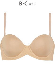 WACOAL Tシャツブラ ブラジャー 【EverChic】 ストラップレスで着用可能 シームレスモールドカップ メッシュ素材(カップ肌側) ブラ レディース BRB694 /ワコール