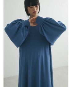 Green Parks armonia. 袖ボリュームニットワンピース