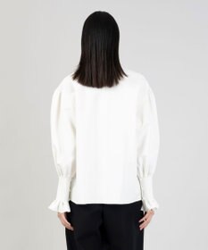 23区 【エステータ】コットンダブルクロス 長袖ブラウス