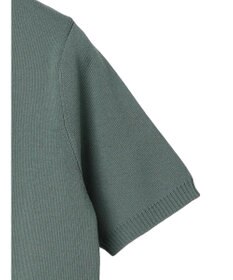 earth music&ecology 総針クルーネックハンソデプルオーバー