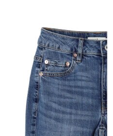 earth music&ecology セルフカットフレアデニムパンツ