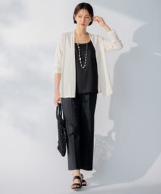 自由区 【好評につき新色追加・接触冷感・UVカット・洗える・XSサイズあり】ハンディカーディガン ミドル丈