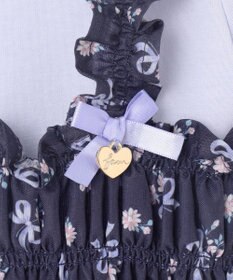 ANY KIDS フラワー×リボン ビスチェ付きTシャツ