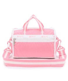 LeSportsac MINI DUFFEL CROSSBODY/スペクテイターピオニーピンク