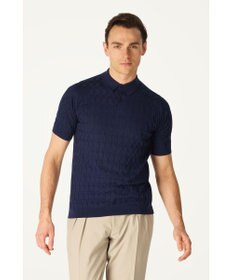 DAKS John Smedley for DAKS ハウスチェックポロシャツ