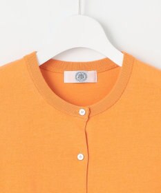J.PRESS LADIES S 【洗える】BASIC HT COTTON クルーネック カーディガン