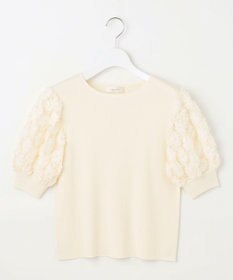 Feroux ブーケスリーブ ニットプルオーバー