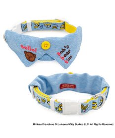 PET PARADISE ミニオン デニム襟付き首輪 Ｓ