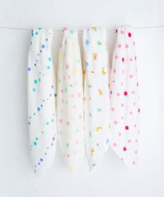 MIKI HOUSE HOT BISCUITS 二重織ガーゼのマルチケット