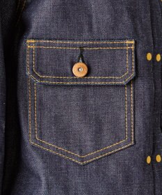 Ripo trenta anni 【ブランド定番】2ND TYPE PLEATS JK デニムジャケット プリーツ